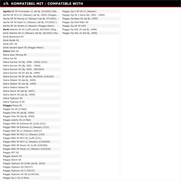 Motoforce Plus Exhaust System, unrestricted for Piaggio – Bild 5