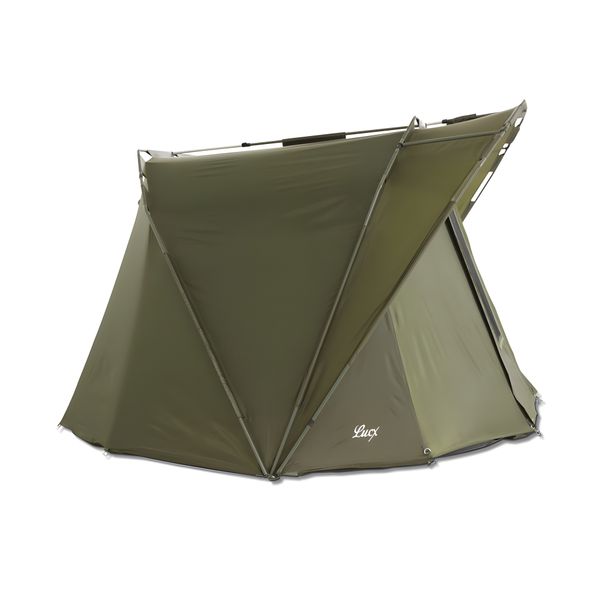 Lucx Karpfenzelt 1 - 2 Mann Angelzelt Bivvy 2 Man Carp Dome Fishing Tent Coon – Bild 4