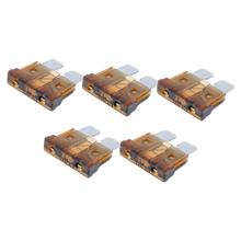 Sicherung Flachstecksicherung Set 5 Stück 19,2mm 7,5A braun