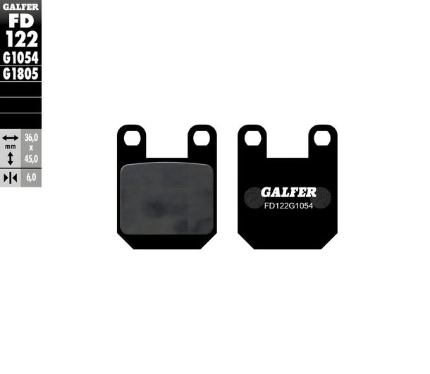 Bremsbeläge Galfer FD122G1054 Semi-Metall