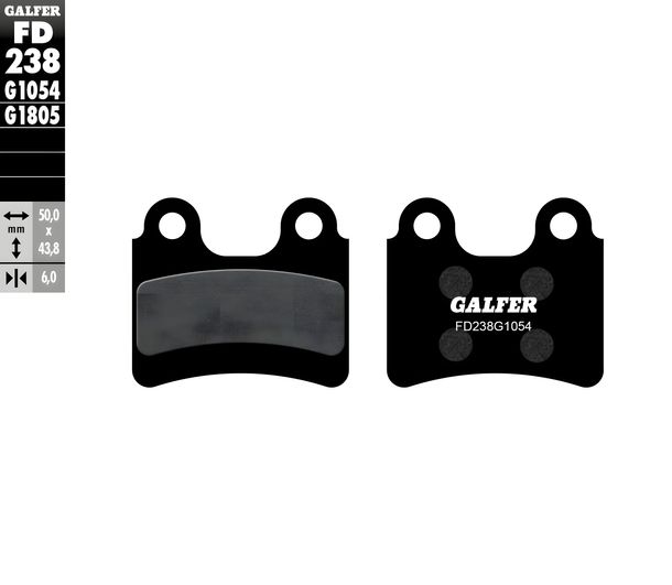 Bremsbeläge Galfer FD238G1054 Semi-Metall