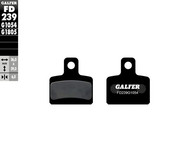 Bremsbeläge Galfer FD239G1054 Semi-Metall