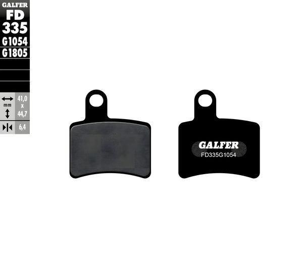 Pastillas de freno Galfer FD335G1054 Semimetálico