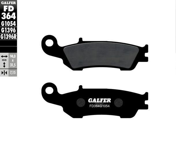 Bremsbeläge Galfer FD364G1054 Semi-Metall