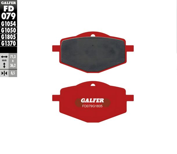 Bremsbeläge Galfer FD079G1805 Semi-Metall OFFROAD / TRIAL