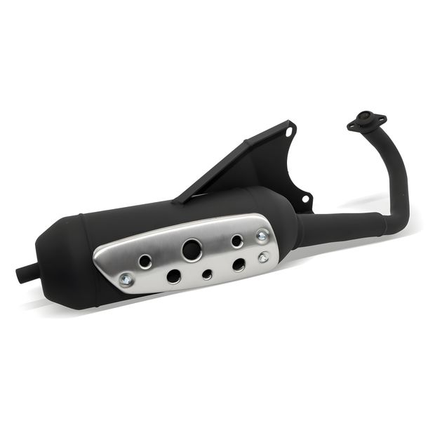Auspuff Tecnigas Silent Pro mit Zulassung für Aprilia / Piaggio, Gilera 50ccm 2T (Sfera RST, Vespa LX, Primavera 50 etc)