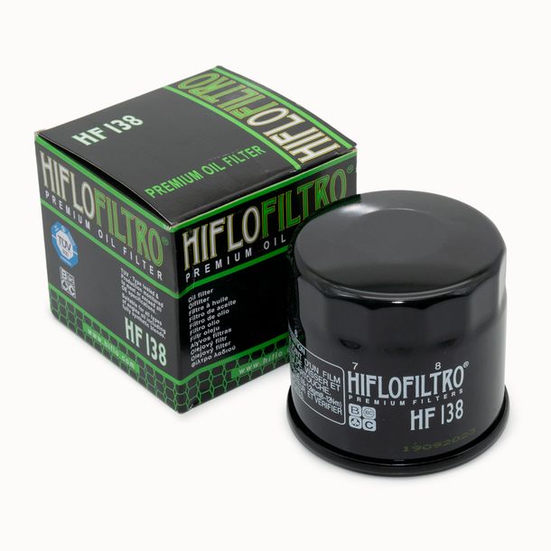 Filtro de aceite Hiflo HF138 para Aprilia RSV4 1000 / Cagiva V-Raptor / Suzuki VS 1400