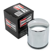 Champion COF070C chromen oliefilter voor Harley Davidson