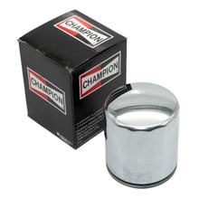 Champion COF074C chromen oliefilter voor Harley Davidson