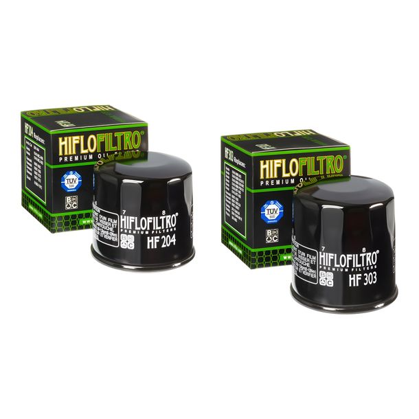 Ölfilter Hiflo Paket HF204 + HF303 Set für Kawasaki VN 2000 Classic Bj. 2004-10 – Bild 1