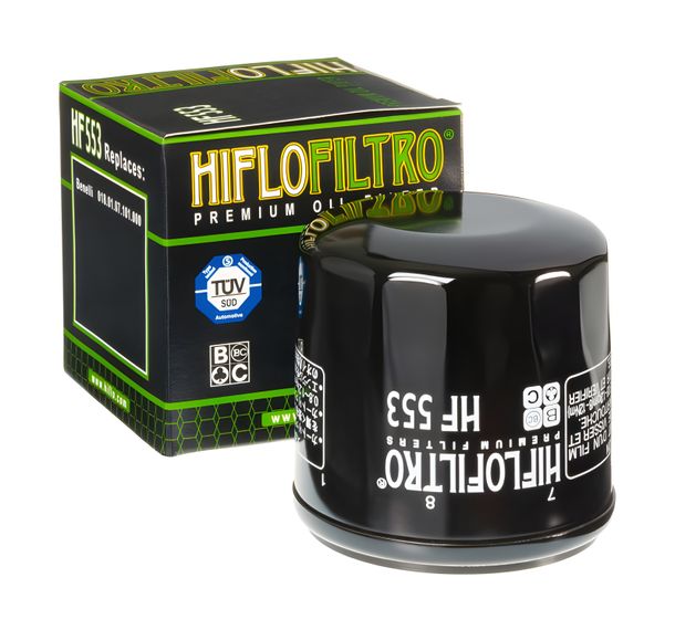 Filtre à huile Hiflo HF553 pour Benelli TNT 1130 Café Racer/TRE K 1130 Amazon