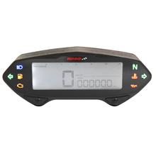 Tachometer KOSO Digital Cockpit DB01RN / DB-01R Drehzahlmesser mit Zulassung, weißes Display universal für Motorrad Quad Roller