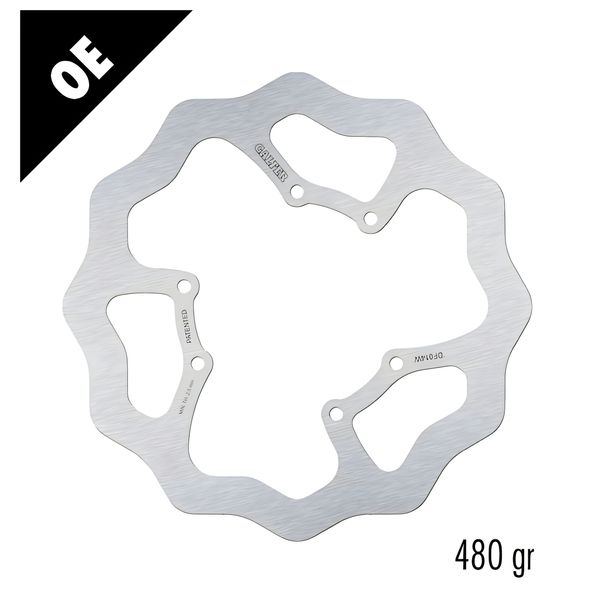 Bremsscheibe Galfer DF014W WAVE® mit ECE R90 Zulassung, starr vorne 240x3mm für Honda CR R CRF X, HM CRE F 125 - 500 ccm Bj. 1995 - 2022