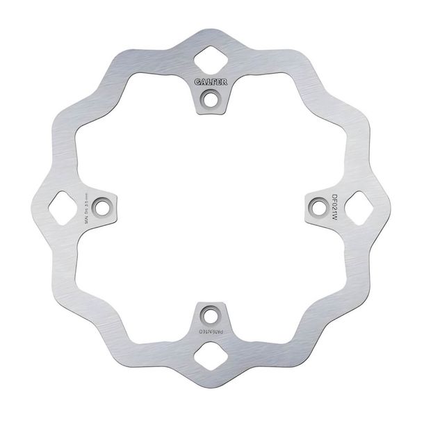 Brake disc Galfer DF021W WAVE® with ECE R90 approval, rigid front 276x4mm (2 required) for Honda XRV Africa Twin 750 ccm Year 1990 - 2003