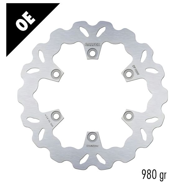 Bremsscheibe Set Galfer 2x DF159W WAVE® mit ECE R90 Zulassung, starr vorne 270x5mm für Kawasaki GPZ S R GTR 500 - 1000 ccm Bj. 1983 - 2009