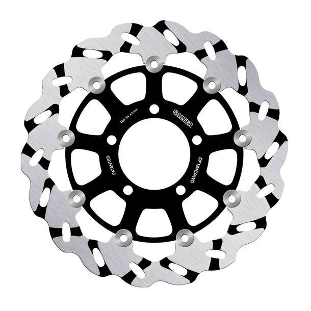 Bremsscheibe Galfer DF184CRWI WAVE® Racing Grooved Right mit ECE R90 Zulassung, schwimmend vorne 300x5mm für Kawasaki KLZ Versys Z SX R SE KLE ZX-10R 600 - 1000 ccm Bj. 2004 - 2015