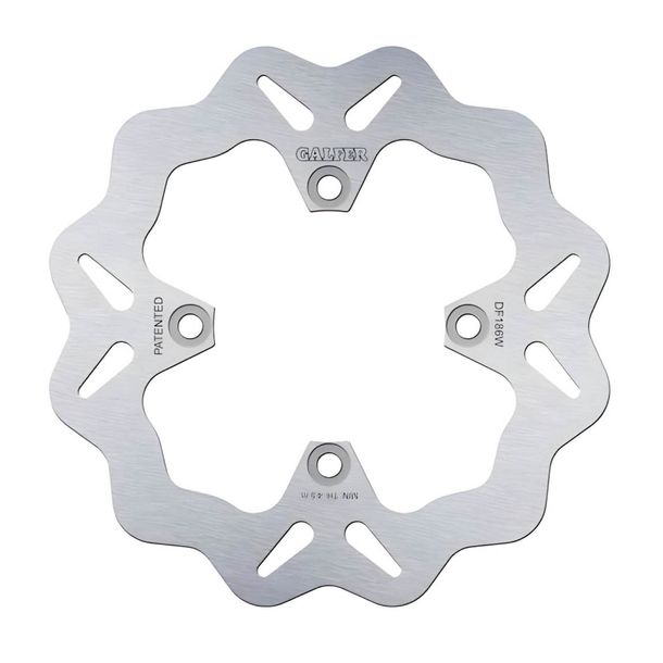 Remschijf Galfer DF186W WAVE® met ECE R90-goedkeuring, stijf achter 250x5mm voor Kawasaki ZZR 1100 ccm Bouwjaar 1993 - 2001