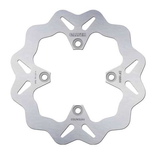 Bremsscheibe Galfer DF188W WAVE® mit ECE R90 Zulassung, starr hinten 230x4mm für Kawasaki ZR Zephyr GPX R ZZR ZX-6R 600 / 750 ccm Bj. 1987 - 1999