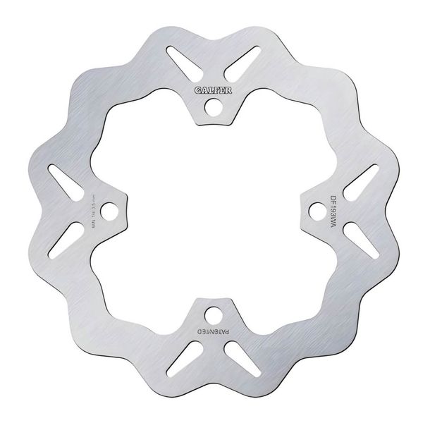 Bremsscheibe Galfer DF193WA WAVE® mit ECE R90 Zulassung, starr hinten 220x5mm (Bohrlöcher nicht angesenkt) für Kawasaki Ninja ZX-10R Z 451 - 1000 ccm Bj. 2011 - 2025