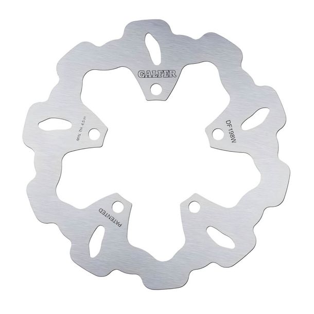 Remschijf Galfer DF198W WAVE® met ECE R90-goedkeuring, stijf achter 250x5mm voor Kawasaki ZRX S R 1200 ccm Bouwjaar 2001 - 2007