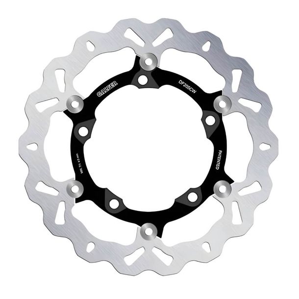 Disque de frein Galfer DF205CW WAVE® avec homologation ECE R90, flottant avant 290x4,5mm pour Kawasaki Versys X Z SL Ninja R 125 - 300 ccm Année 2013 - 2023