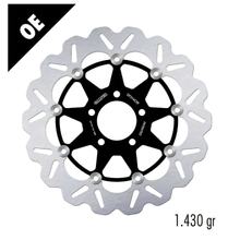 Disco de travão Galfer DF314CW WAVE® Complete com ECE R90 homologação, flutuante dianteiro 310x5mm (2 necessário) para Suzuki GS F GSF Bandit RF 400 - 1200 ccm ano 1989 - 2011