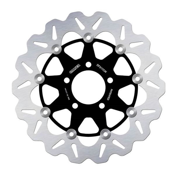 Bremsscheibe Galfer DF317CW WAVE® mit ECE R90 Zulassung, schwimmend vorne 290x5mm (2 benötigt) für Suzuki GSX F FK RF R 600 - 750 ccm Bj. 1989 - 2004