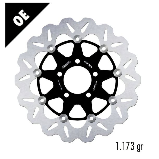 Bremsscheibe Set Galfer 2x DF317CW WAVE® mit ECE R90 Zulassung, schwimmend vorne 290x5mm für Suzuki GSX F FK RF R GSX-R 400 - 750 ccm