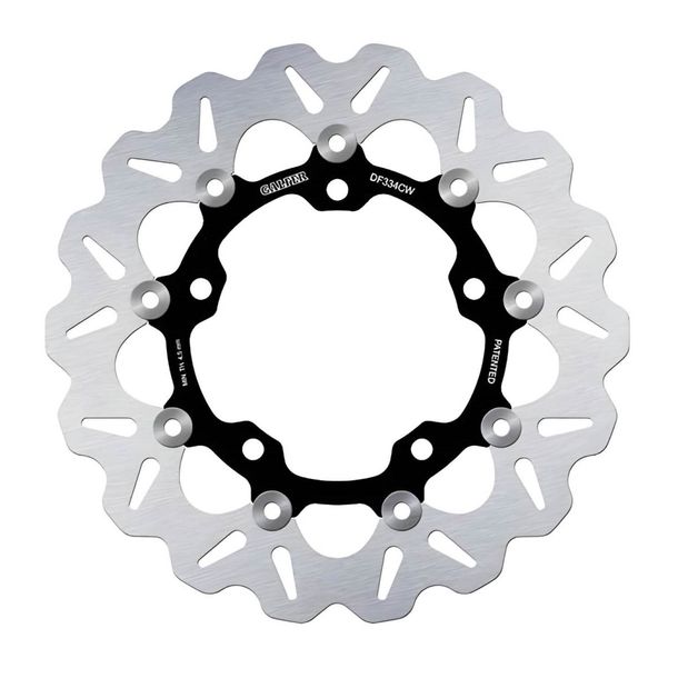 Remschijf Galfer DF334CW WAVE® met ECE R90-goedkeuring, zwevend voor 290x5mm (2 vereist) voor Suzuki SV S SF SFV Gladius 650 ccm Bouwjaar 2007 - 2014