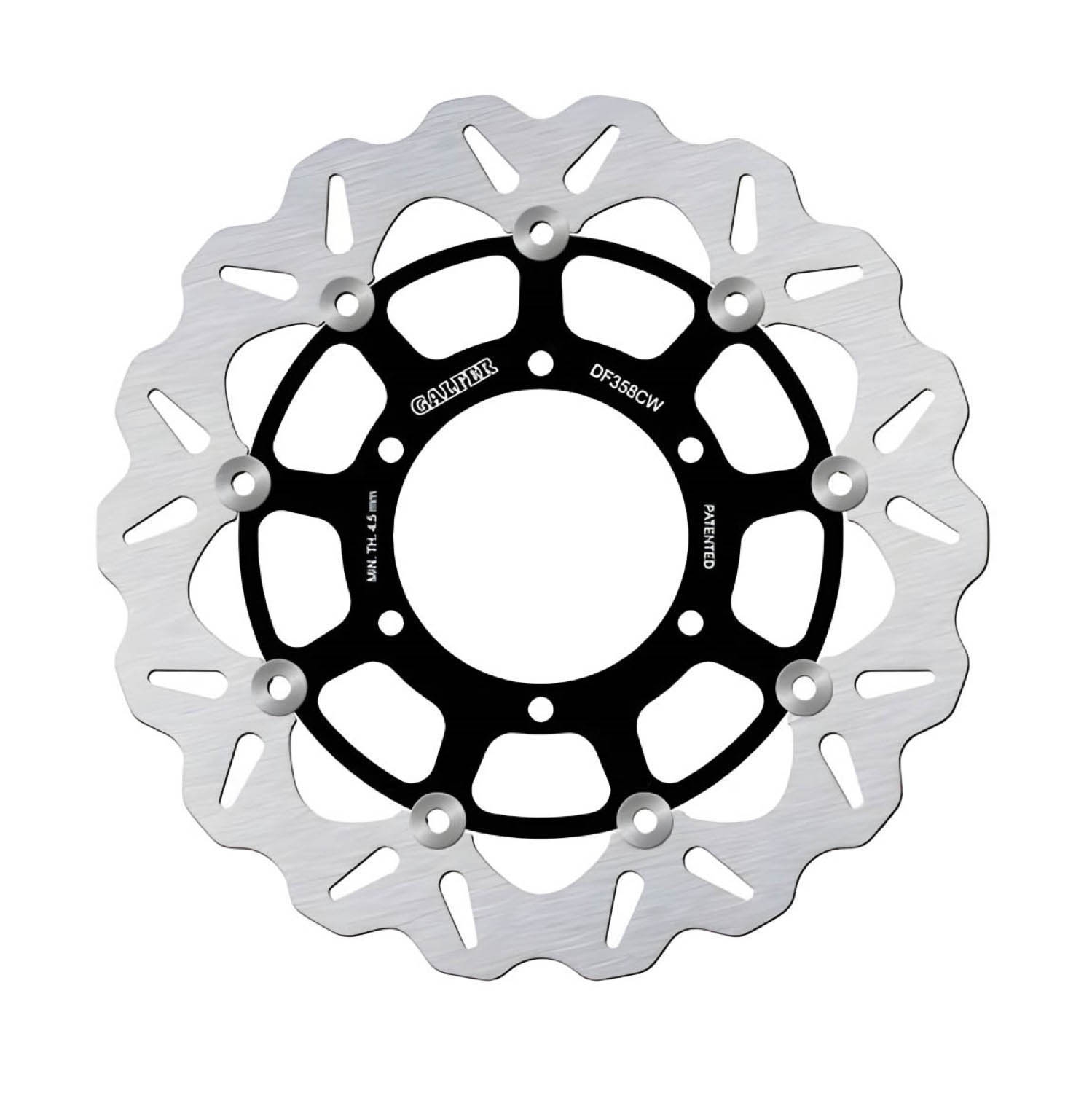 Disque De Frein Galfer DF645CW WAVE 320mm Pour Husqvarna SM - Flottant Avant