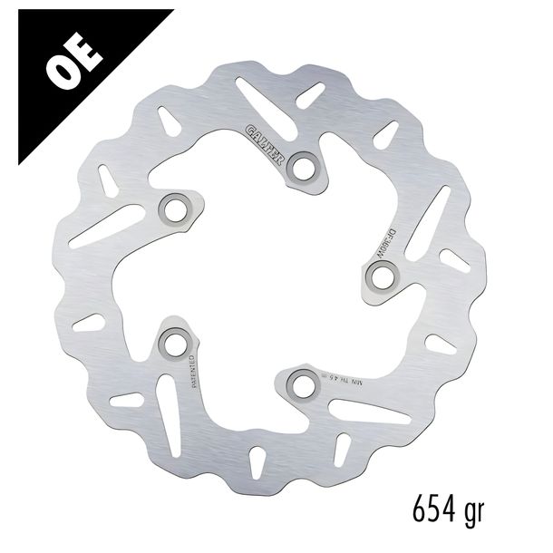 Bremsscheibe Galfer DF360W WAVE® mit ECE R90 Zulassung, starr hinten 210x5mm für Suzuki AN Burgman 250 ccm Bj. 2007