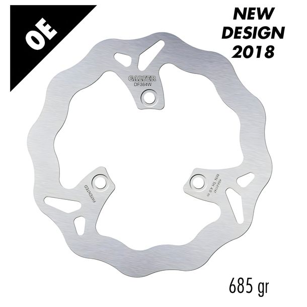 Bremsscheibe Galfer DF364W WAVE® mit ECE R90 Zulassung, starr vorne 240x4,5mm für Suzuki UH Burgman Executive R G 125 / 200 ccm
