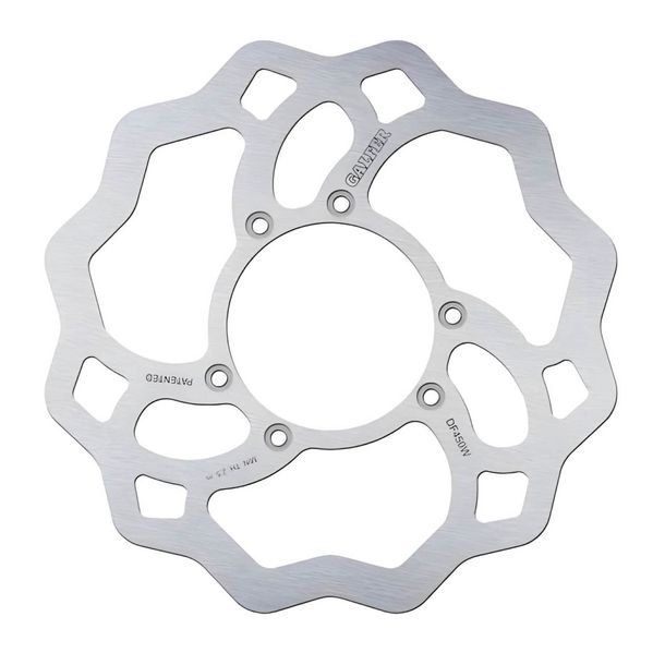 Brake disc Galfer DF450W WAVE® with ECE R90 approval, rigid front 245x3mm for Yamaha WR R X 125 - 350 ccm Year 1985 - 2014