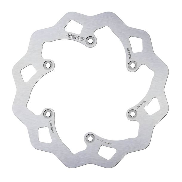 Remschijf Galfer DF451W WAVE® met ECE R90-goedkeuring, stijf voor 220x4mm voor Yamaha Serrow DT LC-2 125 / 250 ccm Bouwjaar 1984 - 2005