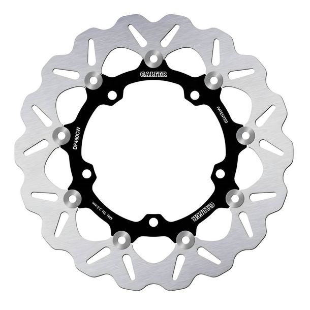Bremsscheibe Galfer DF460CW WAVE® mit ECE R90 Zulassung, schwimmend vorne 298x4,5mm für Yamaha MT-03 A YZF R MT- YZF-R3 250 - 321 ccm Bj. 2014 - 2023
