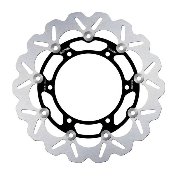 Brake disc Galfer DF474CW WAVE® with ECE R90 approval, floating front 298x5mm (2 required) for Yamaha BT Bull Dog VMX V-Max XJ N S XV 1 A Midnight Star XVS YZF R Thunderace Year 1995 - 2021