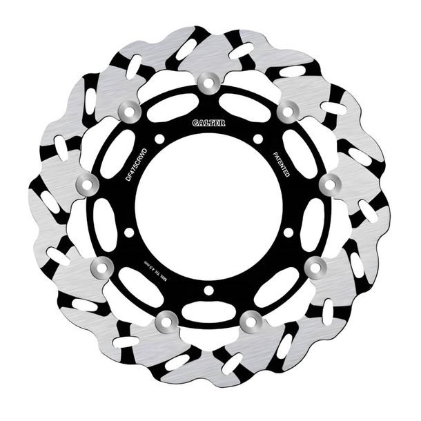 Bremsscheibe Galfer DF475CRWI WAVE® Racing Grooved Right mit ECE R90 Zulassung, schwimmend vorne 320x5mm für Yamaha YZF-R1 FZ1 Fazer N NA S SA YZF-R6 600 - 1000 ccm Bj. 2004 - 2022