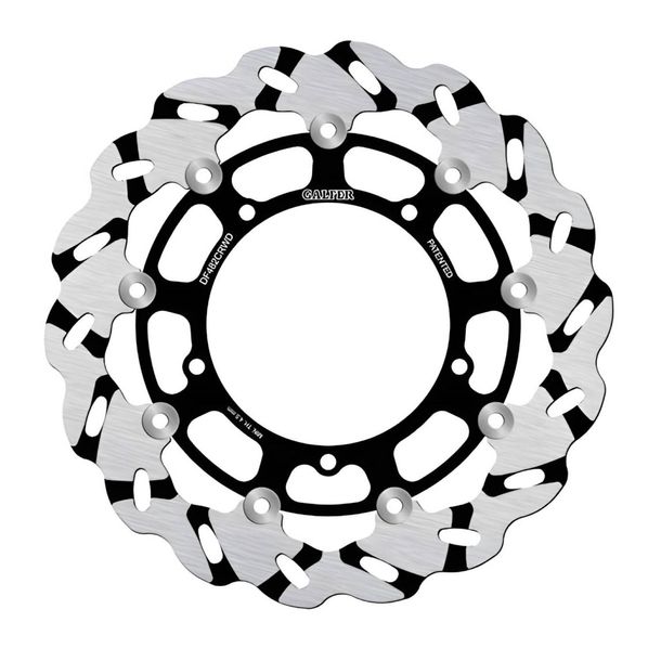 Bremsscheibe Galfer DF482CRWD WAVE® Racing Grooved Right mit ECE R90 Zulassung, schwimmend vorne 310x5mm für Yamaha FZ 8 N NA FZ8 Fazer S SA YZF-R6 600 - 800 ccm Bj. 2005 - 2016
