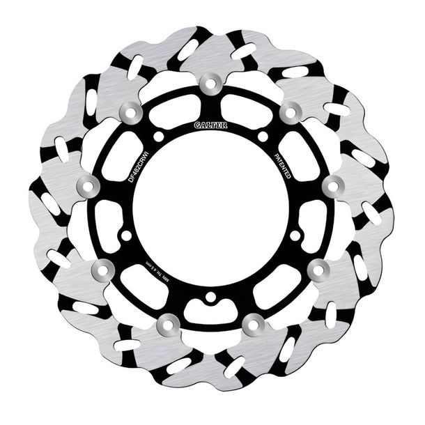 Bremsscheibe Galfer DF482CRWI WAVE® Racing Grooved Right mit ECE R90 Zulassung, schwimmend vorne 310x5mm für Yamaha FZ 8 N NA FZ8 Fazer S SA YZF-R6 600 - 800 ccm Bj. 2005 - 2016