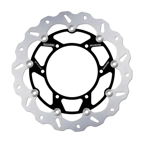 Bremsscheibe Galfer DF519CWD WAVE® mit ECE R90 Zulassung, schwimmend vorne 310x5mm für Yamaha MT-01 1670 / 1700 ccm Bj. 2007 - 2013