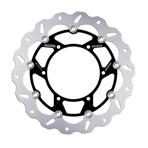 Bremsscheibe Galfer DF519CWI WAVE® mit ECE R90 Zulassung, schwimmend vorne 310x5mm für Yamaha MT-01 1670 / 1700 ccm Bj. 2007 - 2013