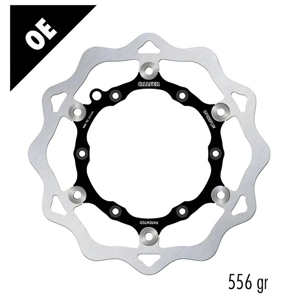 Bremsscheibe Galfer DF606FLW WAVE® mit ECE R90 Zulassung, schwimmend vorne 260x3mm für Gas MC F, Husaberg FE Husqvarna FC TC TE KTM EGS EXC Sixdays Racing 125 - 650 ccm
