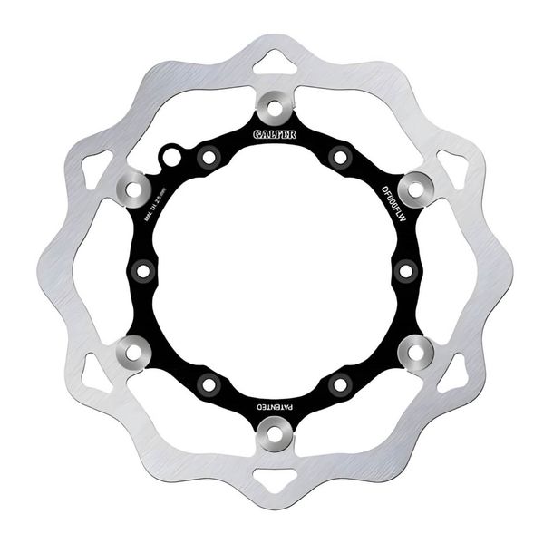 Bremsscheibe Galfer DF606FLW WAVE® mit ECE R90 Zulassung, schwimmend vorne 260x3mm für Gas MC F, Husaberg FE Husqvarna FC TC TE KTM EGS EXC Sixdays Racing 125 - 650 ccm