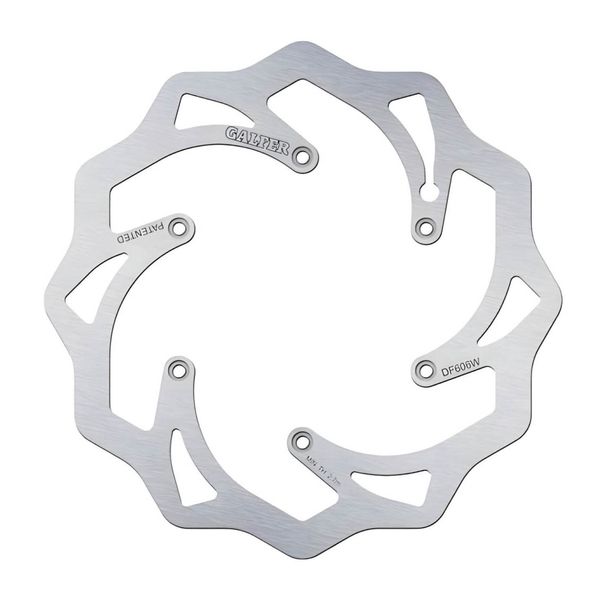 Brake disc Galfer DF606W WAVE® with ECE R90 approval, rigid front 260x3mm for Gas MC F, Husaberg FE Husqvarna FC TC TE KTM EGS EXC Sixdays Racing 125 - 650 ccm