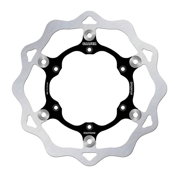 Bremsscheibe Galfer DF626FLW WAVE® mit ECE R90 Zulassung, schwimmend vorne 260x3mm für Husaberg FE, Husqvarna CR TC TE WR WRE 125 - 610 ccm Bj. 1989 - 2003
