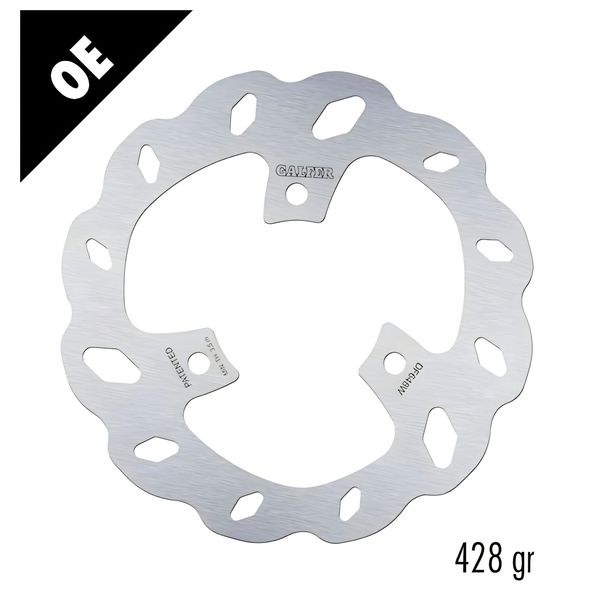 Bremsscheibe Galfer DF648W WAVE® mit ECE R90 Zulassung, starr hinten 190x4mm für Aprilia Arrecife 2 Atlantic Sprint SR Funmaster LC Motard AC R Factory Racing 50 - 250 ccm