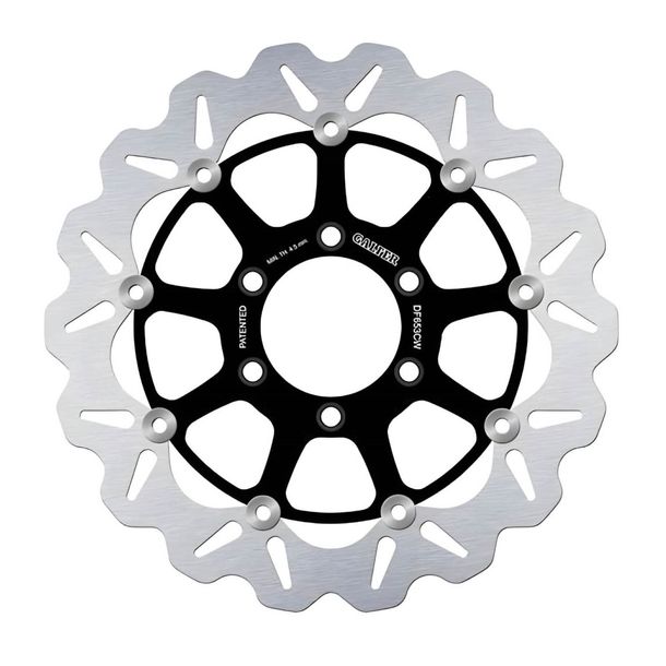 Bremsscheibe Galfer DF653CW WAVE® mit ECE R90 Zulassung, schwimmend vorne 320x5mm (2 benötigt) für Triumph Daytona i 595N Sprint RS ST 955 ccm Bj. 1999 - 2004