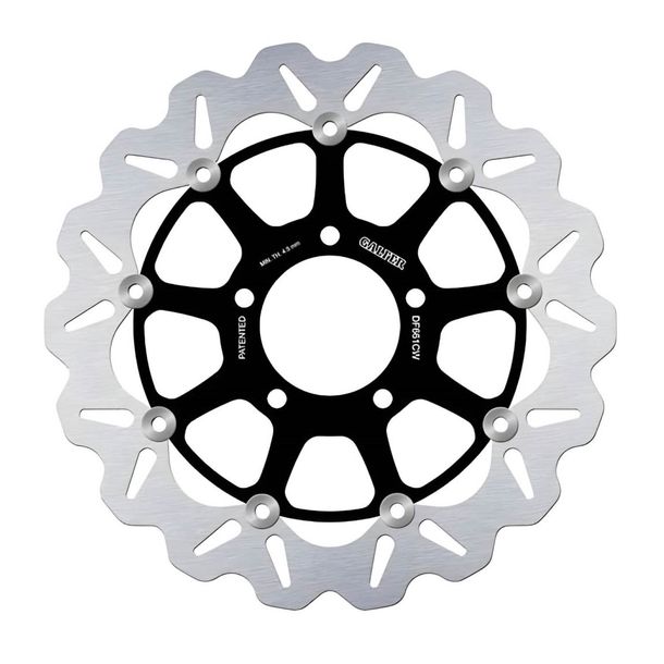 Bremsscheibe Galfer DF661CW WAVE® mit ECE R90 Zulassung, schwimmend vorne 320x4,5mm (2 benötigt) für Triumph Tiger 1050 ccm Bj. 2013
