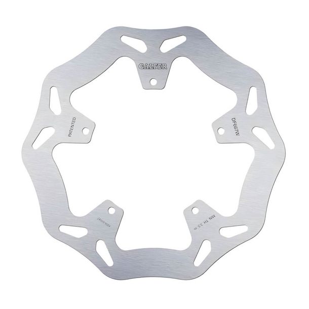 Bremsscheibe Galfer DF667W WAVE® mit ECE R90 Zulassung, starr vorne 260x4mm (2 benötigt) für Gilera Nexus, Piaggio X9 Evolution X7 X8 Street Beverly Carnaby Peugeot Satelis