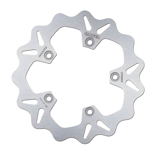 Brake disc Galfer DF669W WAVE® with ECE R90 approval, rigid front 220x4mm for Benelli Velvet, BMW C1 125 - 250 ccm